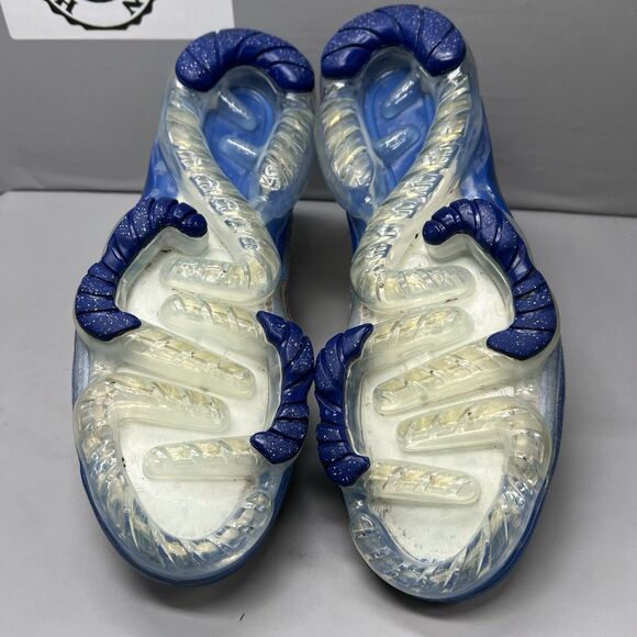 Nike Air VaporMax FK Flyknit 2021 New York Knicks FD0712 400 Men Sz 9 Preowned - Picture 9 of 14